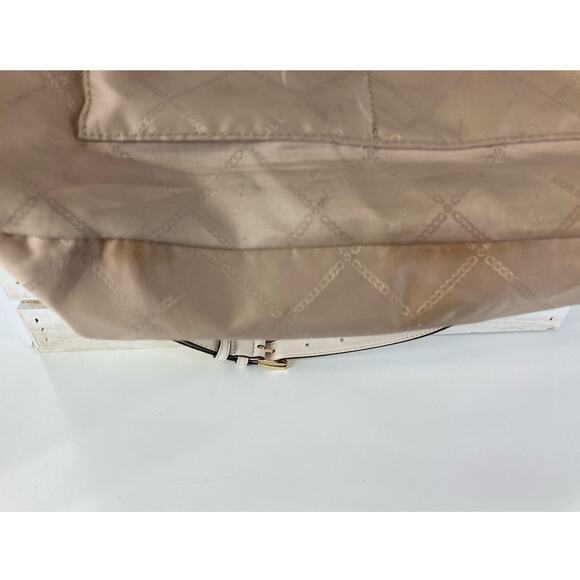 MICHAEL KORS, IVORY PEBBLED LEATHER SHOULDER BAG (ASIS) - Picture 12 of 15